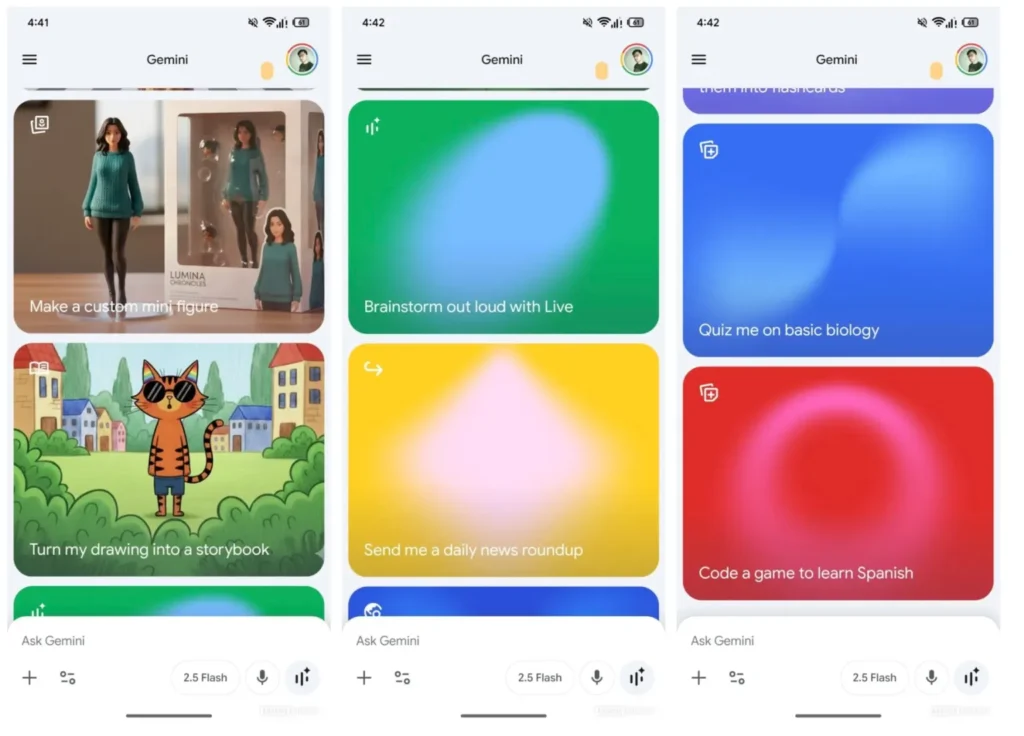 Gemini AI Google Segera Hadir dengan Tampilan Baru