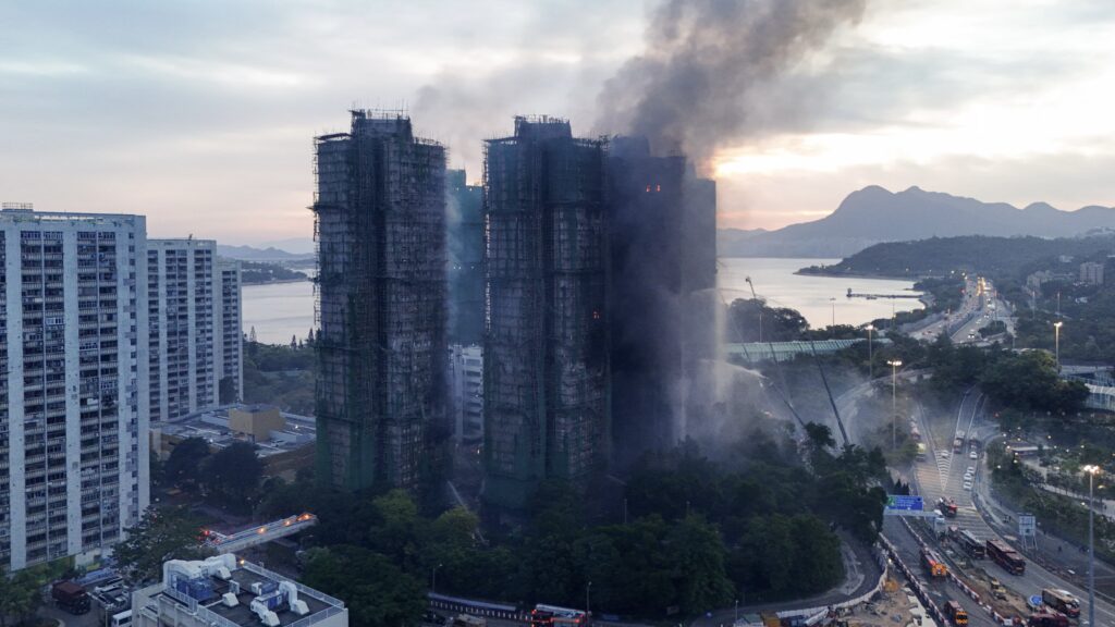 Beranda Kebakaran Hong Kong