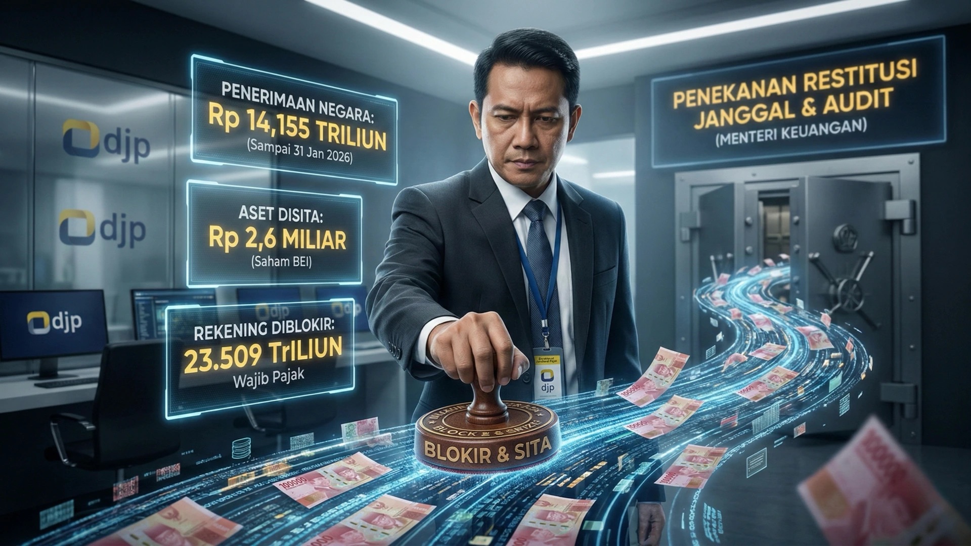 DJP Amankan Rp14,155 Triliun Dari Penunggak Pajak DJP Amankan Rp14,155 Triliun Dari Penunggak Pajak