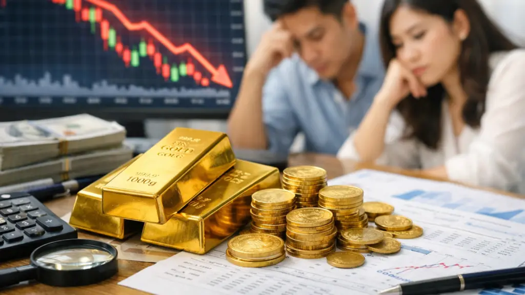 Beranda Harga Emas Turun