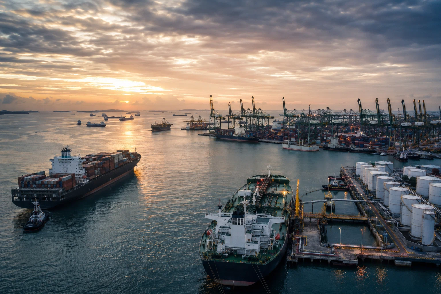 Bunker Fuel Menipis Saat Selat Hormuz Tekan Pelayaran Asia