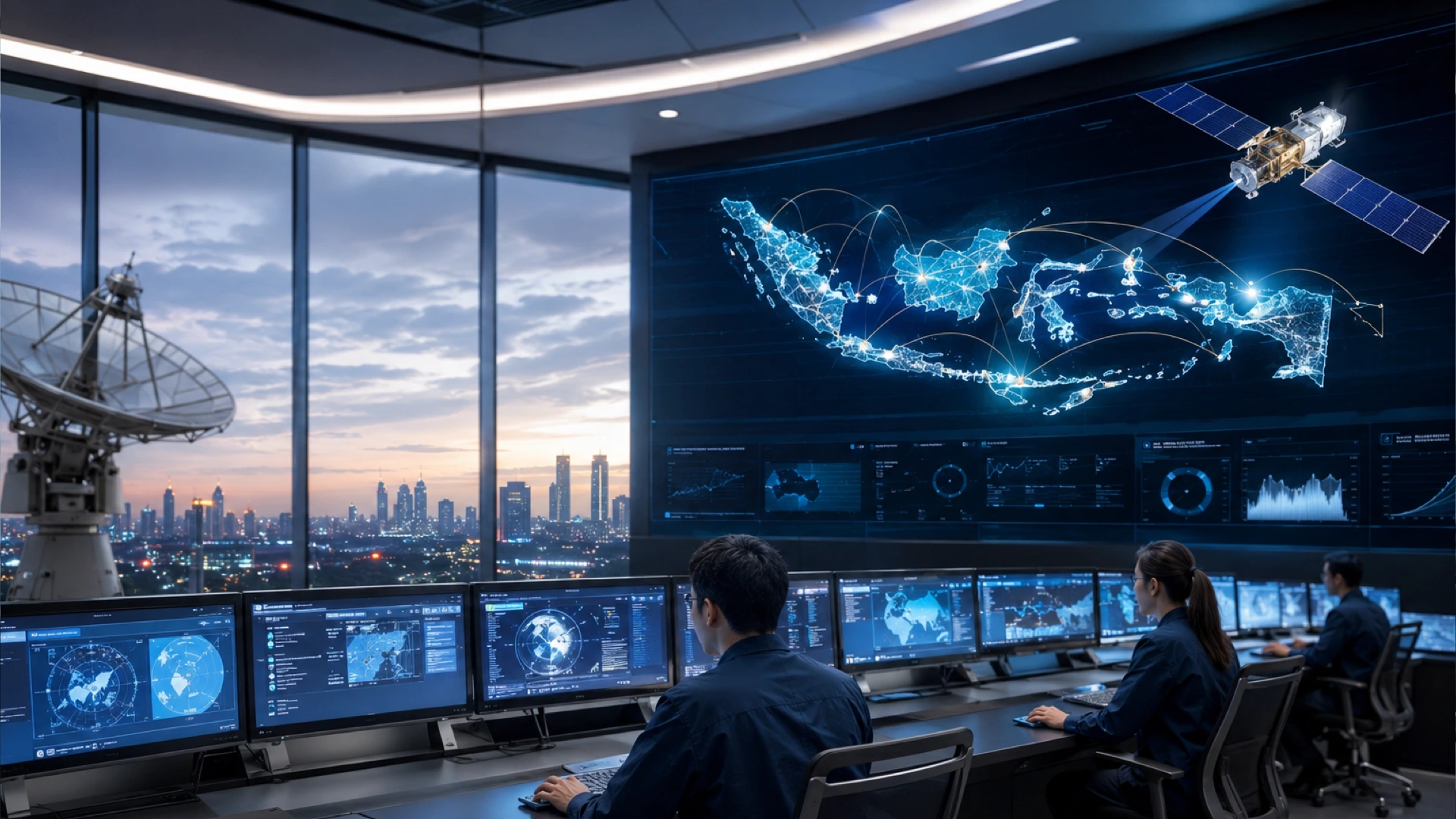 Satelit Nusantara Lima Resmi Beroperasi Dorong Internet 3T