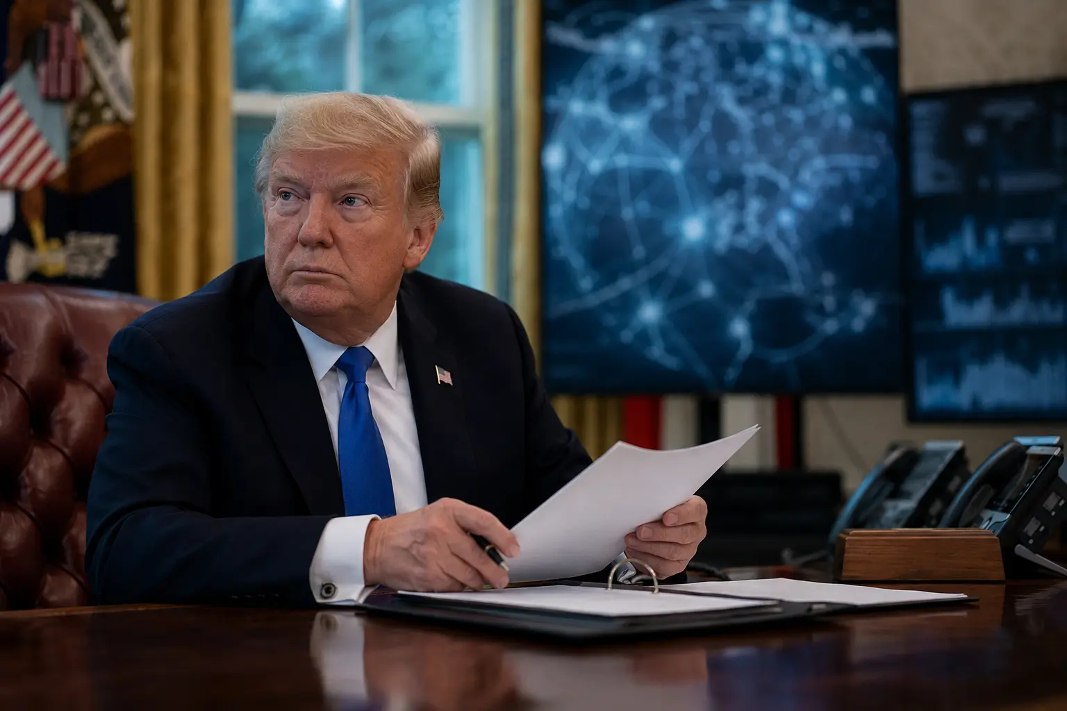 Trump Tunda Order AI Saat AS Jaga Keunggulan Teknologi